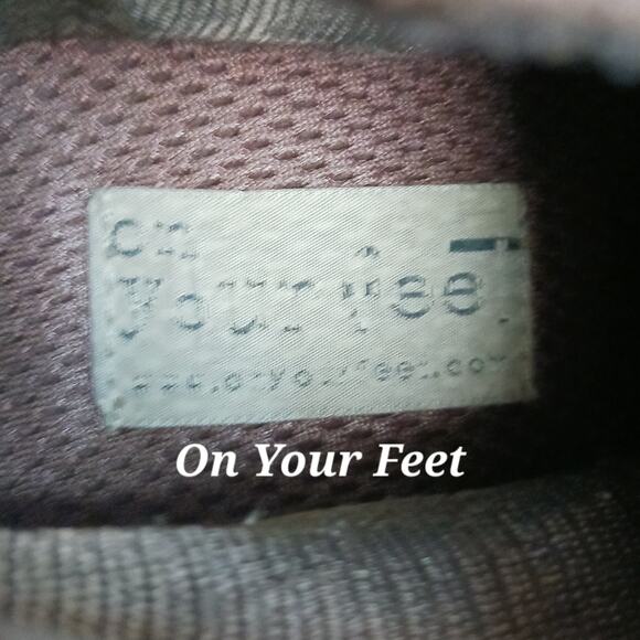 On Your Feet SZ 8 Kitt Work Boot Style Chunky Brown 100% Genuine Suede Boots - Picture 9 of 9